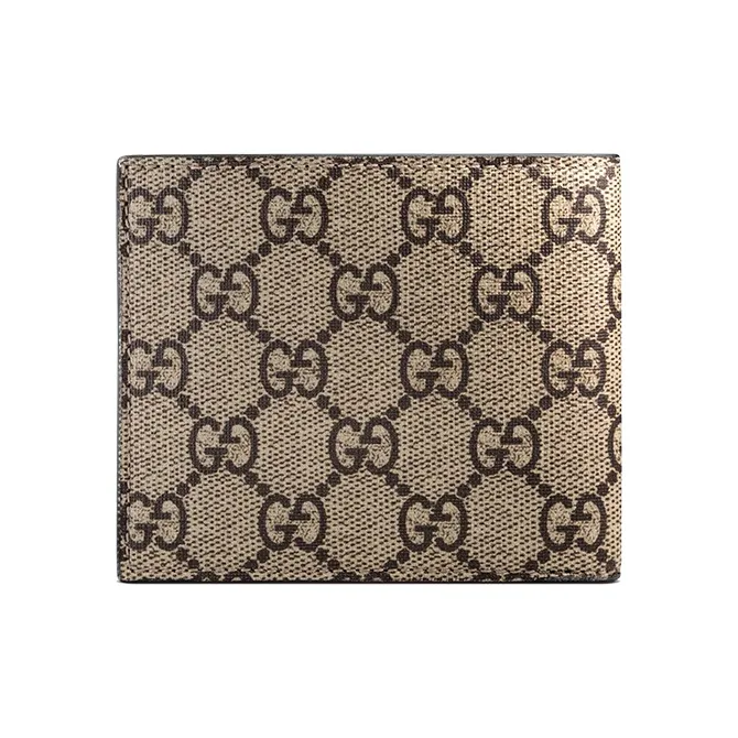 GUCCI Canvas Wallet, Wallet Men's Ebony-3