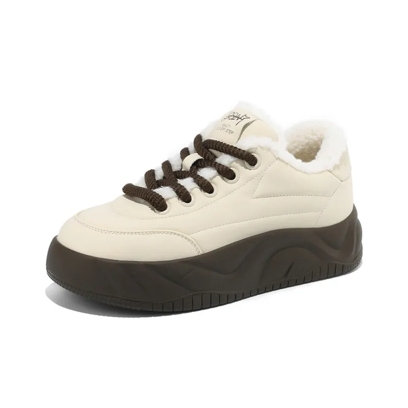 JOSINY Height Increasing Warmth Mid-Top Casual Shoes Women's-5