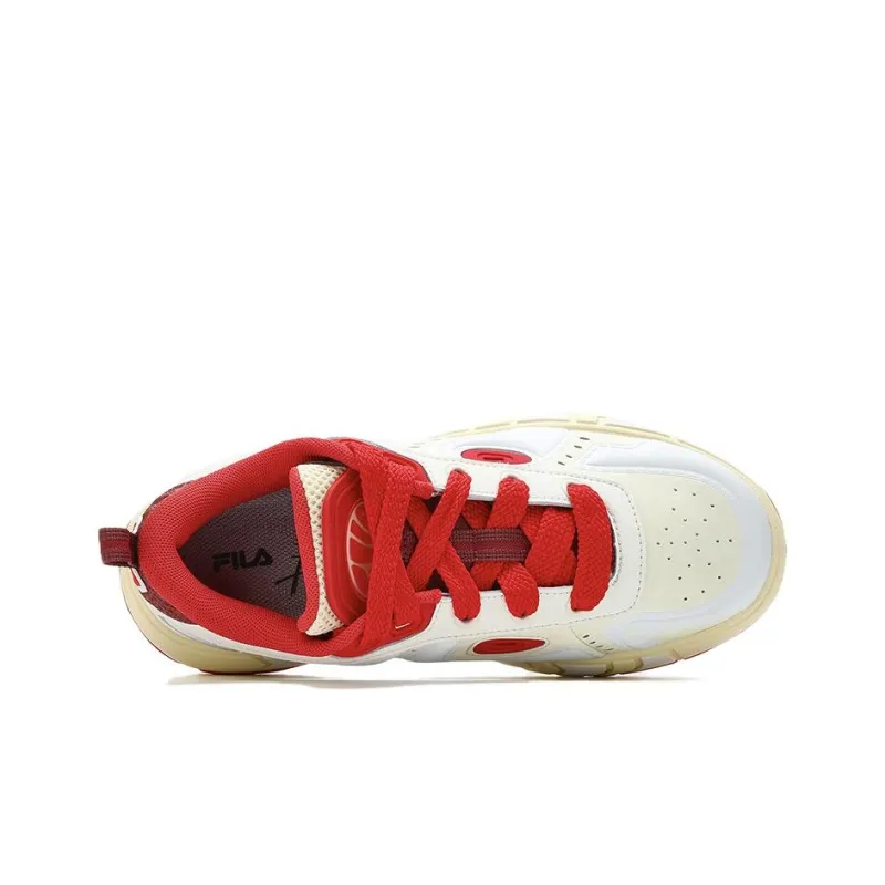 FILA Melt Skate Shoes 'White Red' Women's-3