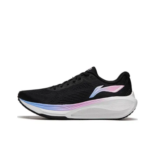 LINING WuShi Lite 2.0 Running Shoes Women's Low-Top Black/Pink Blue