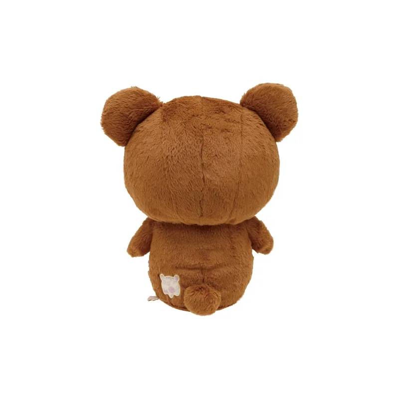 SAN-X Large Bell Bear Rilakkuma Plush Toy M Dolls Plush Doll 16cm High 16cm Long-1