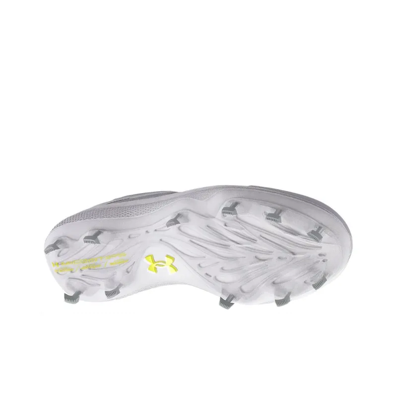 Under Armour Yard Low Mt Tpu Baseball Cleats 'White'-4