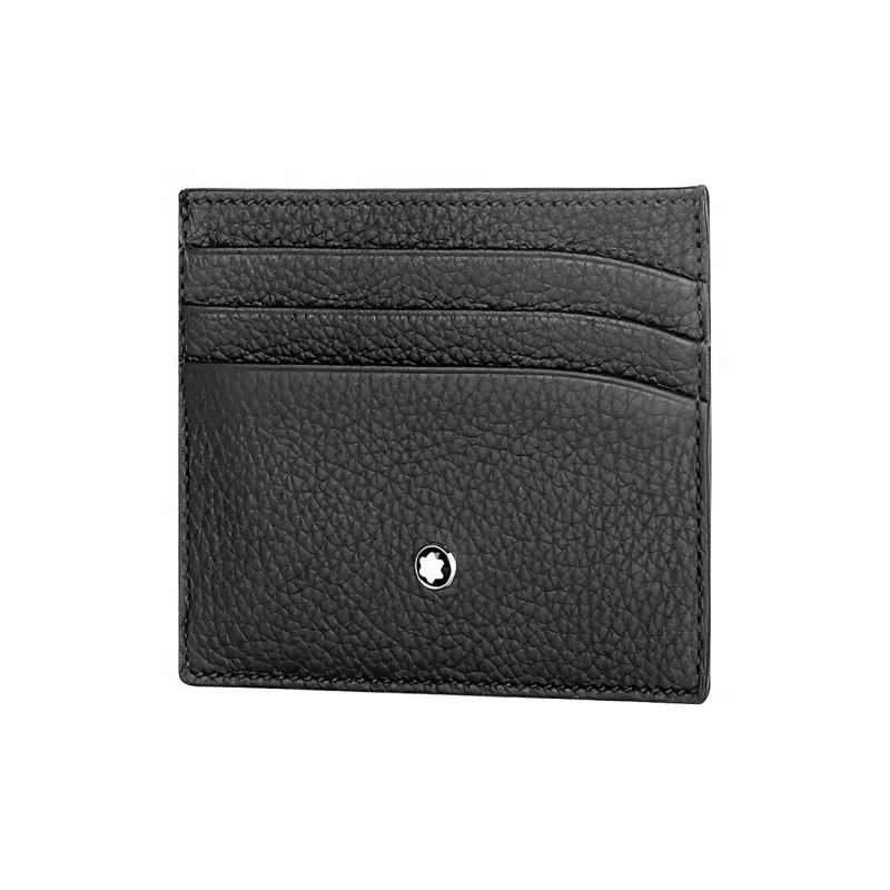 MONTBLANC Meisterstuck Leather Card Holder Men's Black-2
