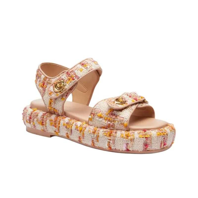 COACH Peyton Beach Sandals Women's Yellow-2