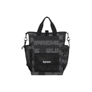 Supreme Nylon Fabric Tote Bag, Crossbody Handbag Regular Unisex Red/Black/Purple/Camouflage