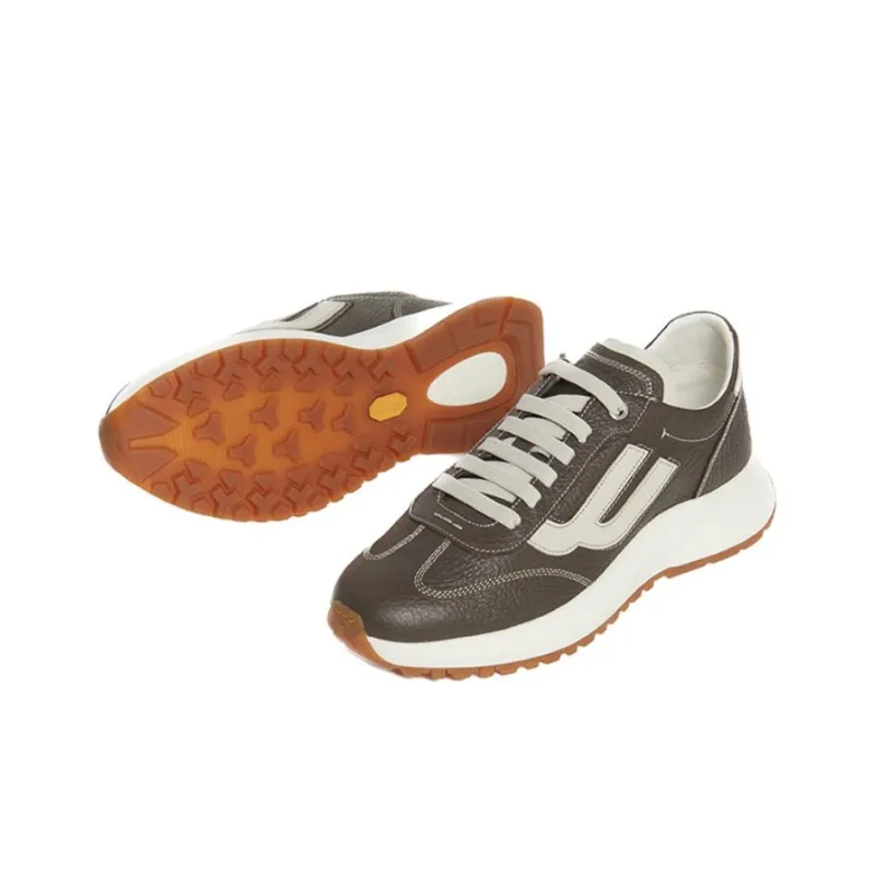 BALLY Low Top Casual Shoes Men's Dark Green-5