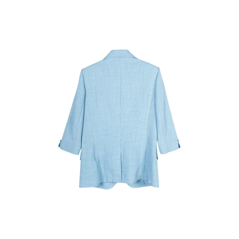 MISSSHINE Business Suit Women's Turquoise-1