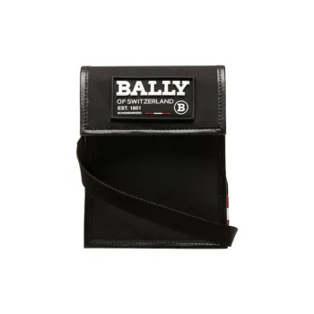 BALLY Nylon Fabric Crossbody Bag Trumpets Men's Black