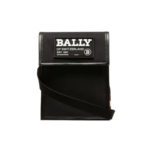 BALLY Nylon Fabric Crossbody Bag Trumpets Men's Black