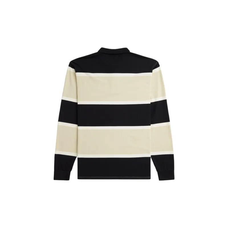 FRED PERRY Striped Polo Shirt-1