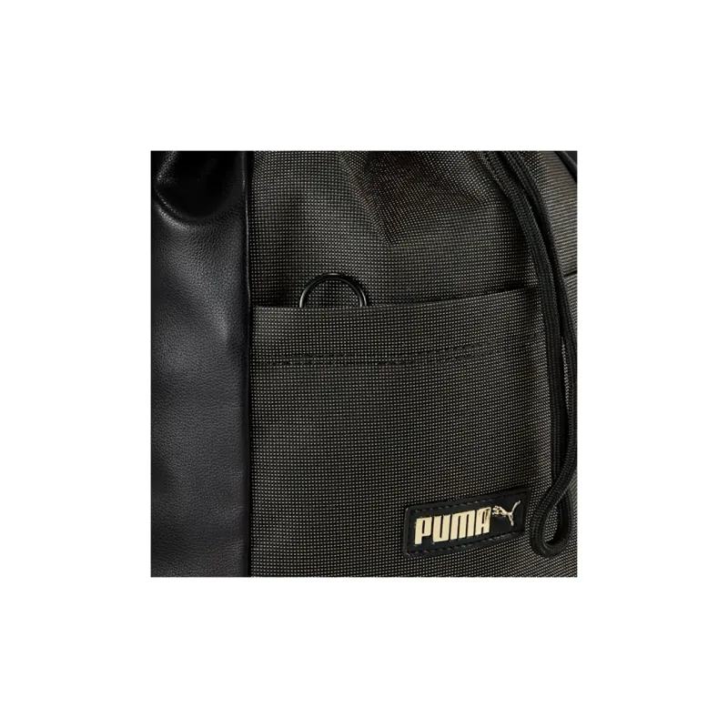 PUMA Artificial Leather Bucket Bags Shoulder Bag Crossbody Bag Small Size Women's Black-2