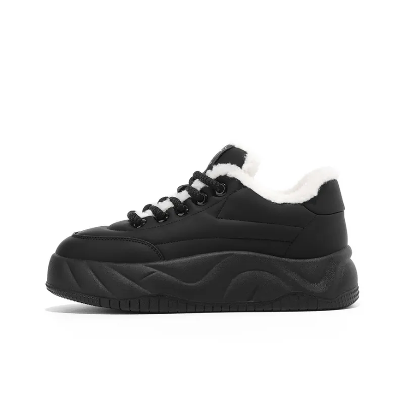 JOSINY Height Increasing Warmth Mid-Top Casual Shoes Women's-0