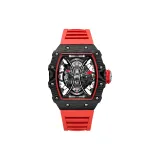 Black Case Black Dial Red Fluor Tape