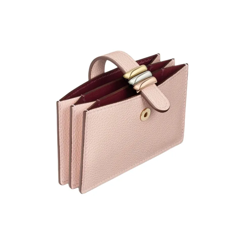 CARTIER Trinity Series Grain Calfskin Card Holder Card Holder Women's Quartz Color-2