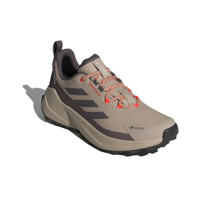 Adidas Terrex Trailmaker 2.0 Gore Tex Wonder Beige Charcoal Semi Impact Orange-2