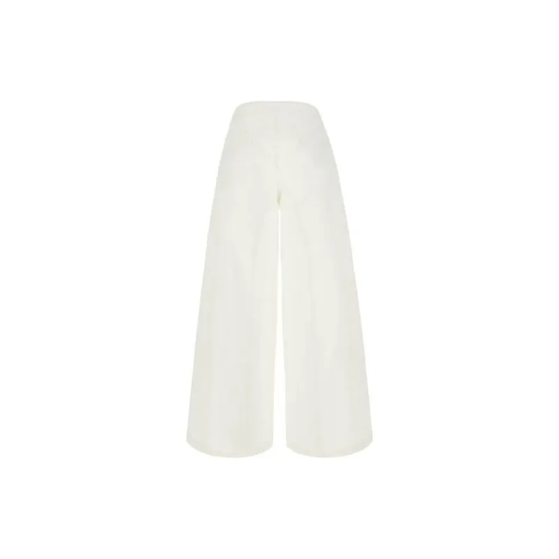 JIL SANDER High Waist Wide Leg Trousers-1