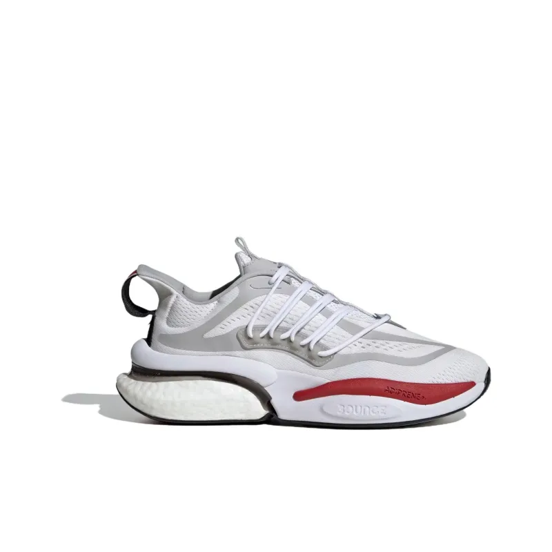 Adidas Nebraska Alphaboost V1 Cloud White Grey Team Power Red-1