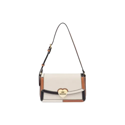 LOVE MOSCHINO Polyurethane Handbag Shoulder Bag Women's Beige