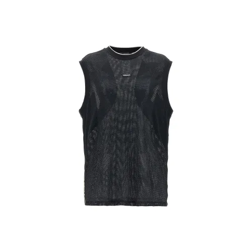 VERSACE Tank Tops Men Black