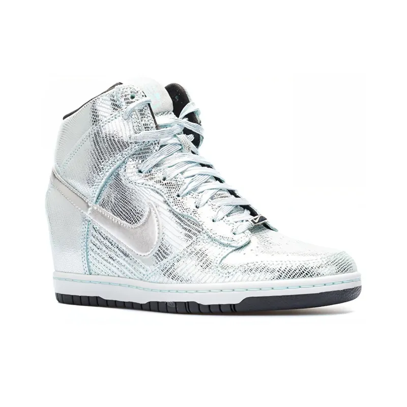 Nike Dunk High Sky Hi Silver San Fran Marathon GS-1