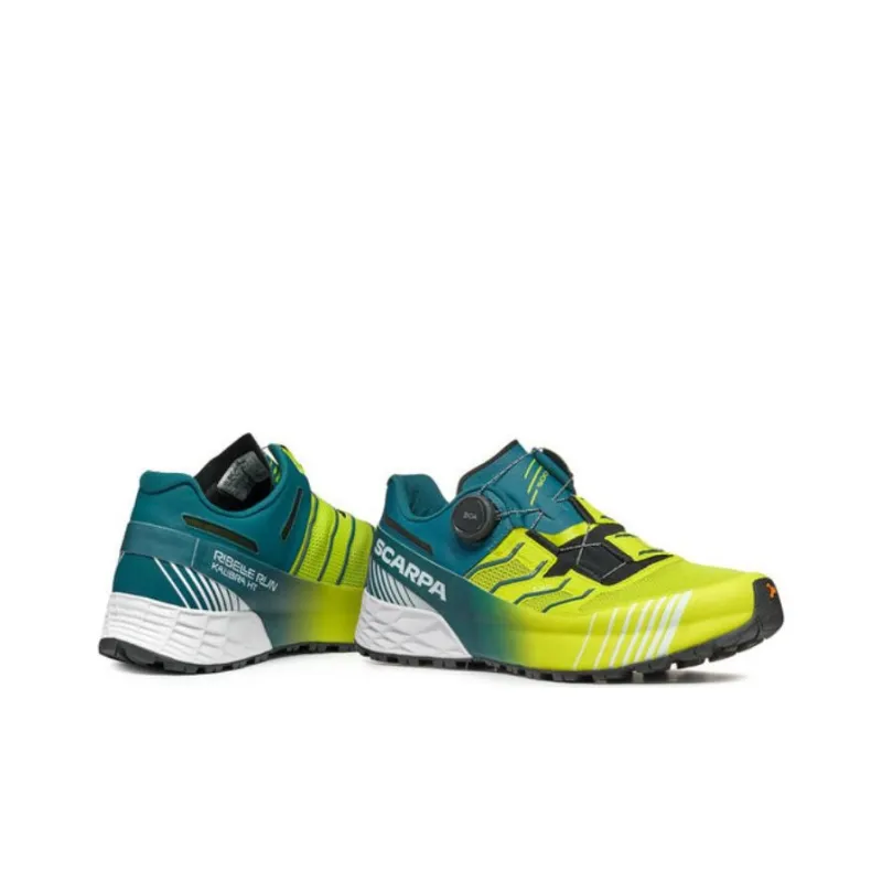 SCARPA RIBELLE RUN KALIBRA HT Cushioning Anti-Slip And Wear-Resistant Low-Top Running Shoes Men's Lime Green-4