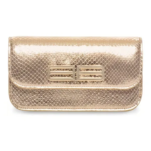 Balenciaga Gossip Sheepskin Shoulder Bag Crossbody Bag Chain Wallet Women's Light Gold