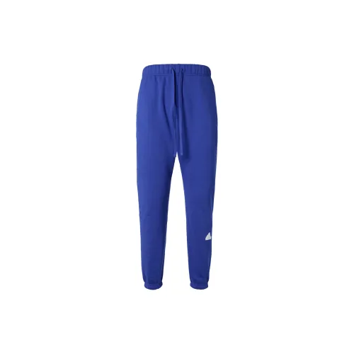 Adidas Knitted Sweatpants Women's Blue