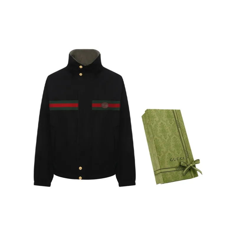 GUCCI Reversible Zip up Jacket-1