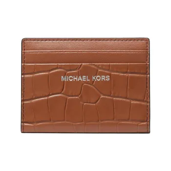 MICHAEL KORS Hudson Leather Wallet Men's Brown