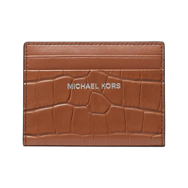 MICHAEL KORS Hudson Leather Wallet Men's Brown-0
