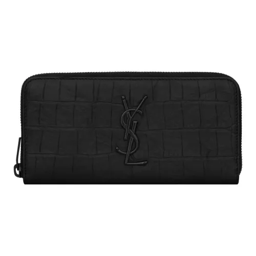SAINT LAURENT Leather from Men's Black