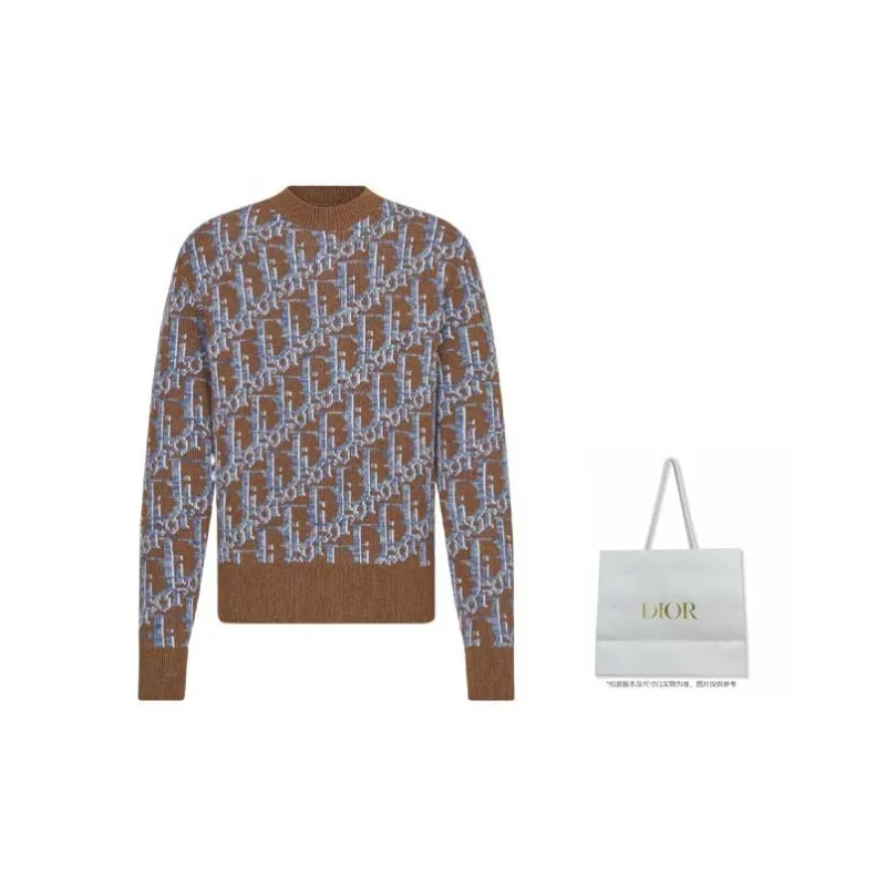 DIOR Monogrammed Intarsia Sweater-12