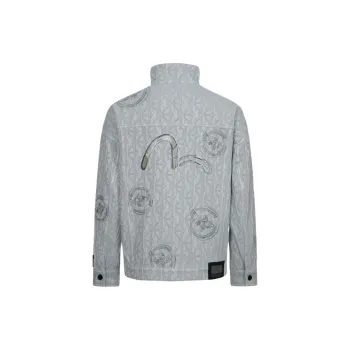 EVISU Denim Jackets Men Apricot All Over The Floor