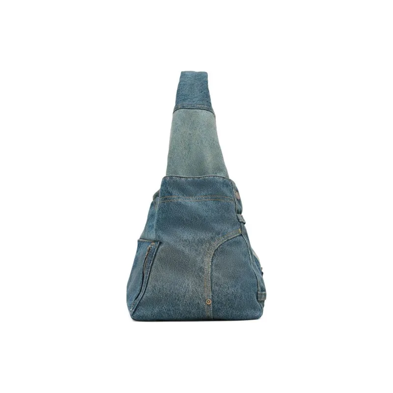 MARC JACOBS The Deconstructed Denim Sack Bag-1