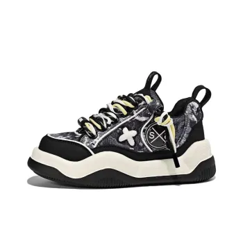 SIMON SCOTT SS Casual Shoes Unisex Low Top Black