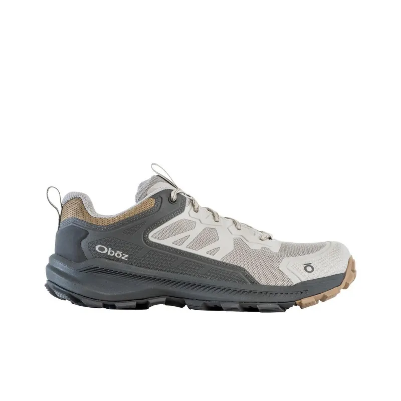 Oboz Footwear Katabatic Low Cushioning Anti-Slip And Wear-Resistant Low-Top Trekking Shoes Men's Light Gray-1