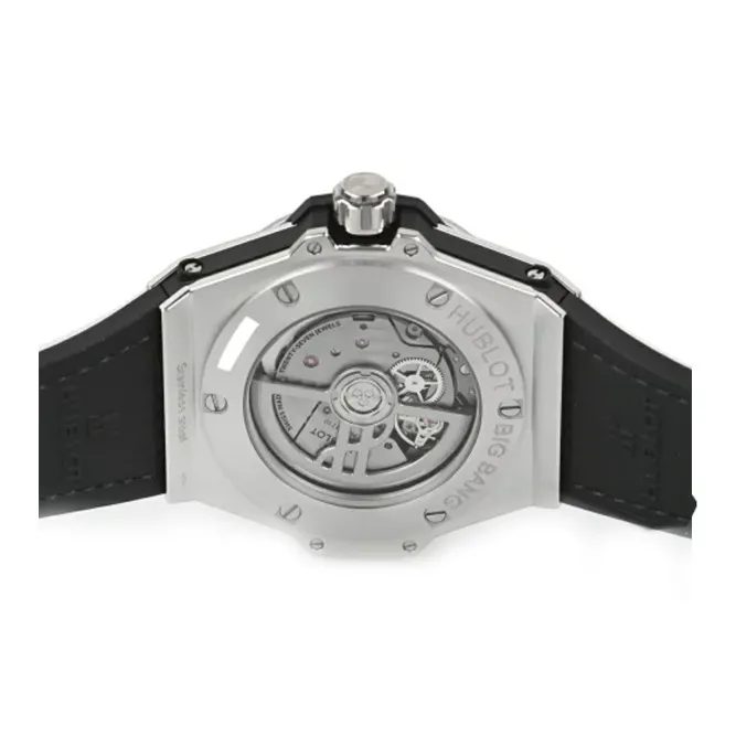 HUBLOT BIG BANG Collection Automatic Mechanical Movement Men's Watches Watch 39mm Black Dial Stainless Steel Case-2