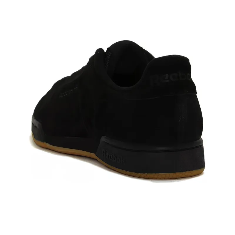 Reebok Workout Anti-Slip Wear-Resistant Low-Top Skateboard Shoes Men's Black-3