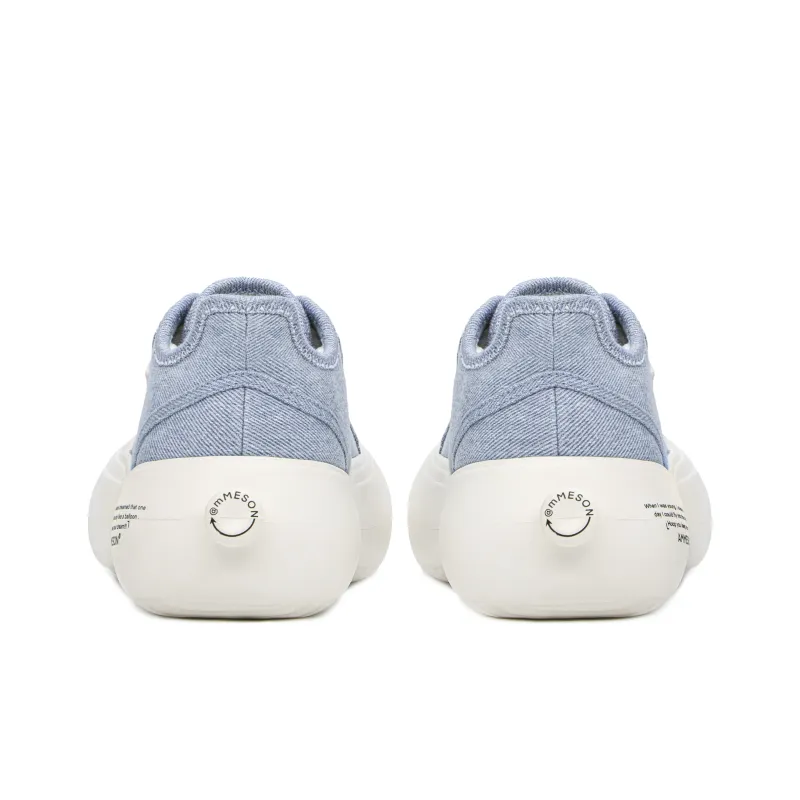 AMMESON Anti Slip Wear Resistant Low Top Skateboard Shoes Women's Blue White-5