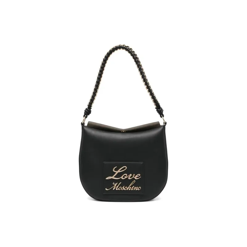 LOVE MOSCHINO Logo Lettering Magnetic Fastened Shoulder Bag-0