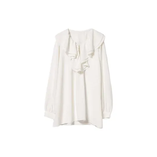 Beams Shirts Women's Ecru