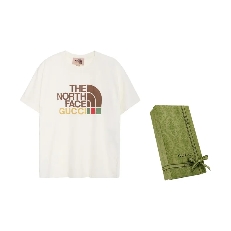 GUCCI x THE NORTH FACE T Shirt Men's Ivory White-3