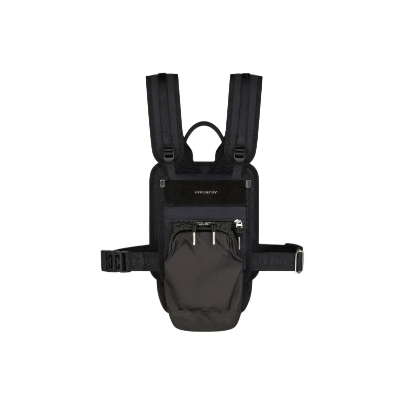 GIVENCHY Suede Camisole Bag Backpack Men's Black-0