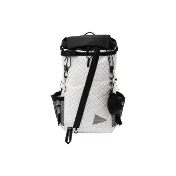And Wander Recycled Polyester Outdoor Hiking Bag Backpack Regular Unisex Ecru