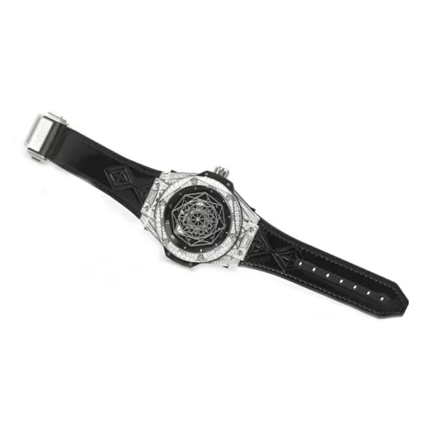 HUBLOT BIG BANG Collection Automatic Mechanical Movement Men's Watches Watch 39mm Black Dial Stainless Steel Case-3