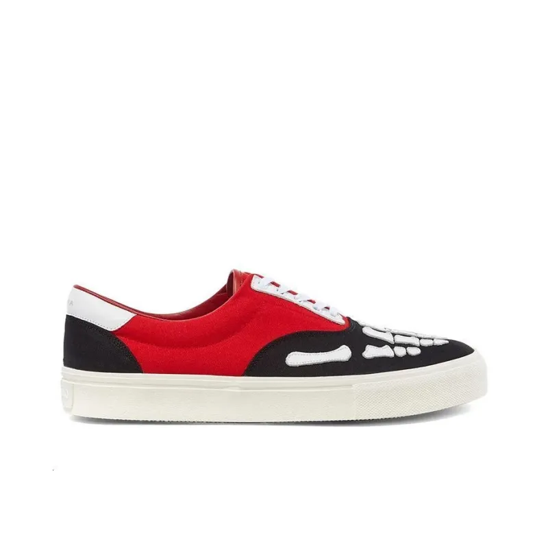 AMIRI Skel Toe Lace Up 'Black Red'-1
