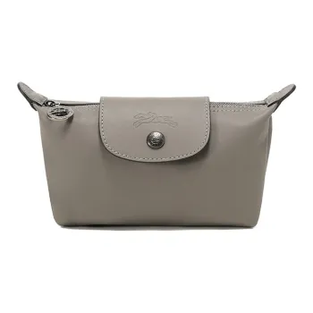 LONGCHAMP Le Pliage Xtra Cow Leather Clutch Regular Women's Dark Gray
