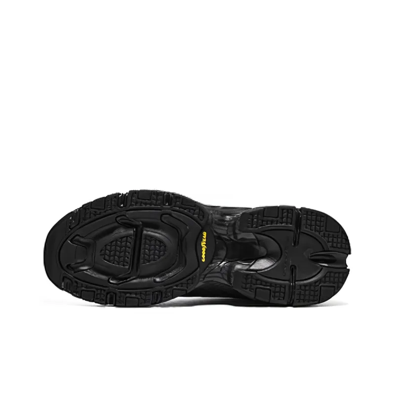 Skechers Vigor 3.0 Cushioning Anti Slip And Wear Resistant Low Top Chunky Sneakers Men's Black-4
