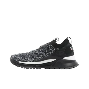 Champion Reflex Mingle Cushioned Slip-Resistant Low-Top Running Shoes Men's Black White