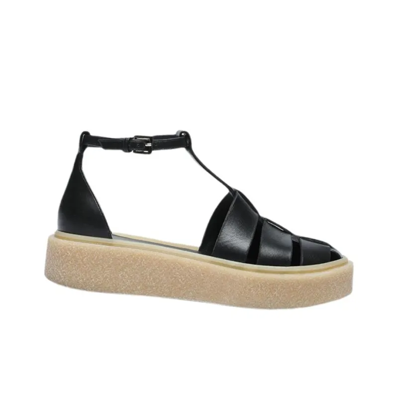 MaxMara Roman Sandals Women's Black-1